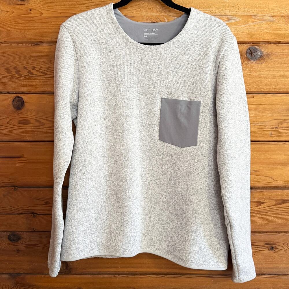 Arc'teryx Covert Sweater Gray Pullover Womens Large